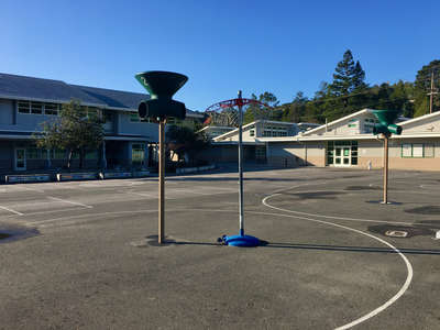 Edna Maguire Elementary School Outdoor Basketball Courts in Mill Valley