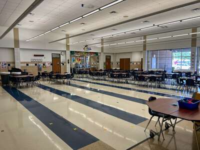 Basswood Elementary School Cafeteria in Fort Worth