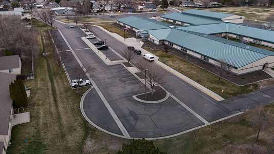Sherman Elementary School Parking Lot - Front in Nampa