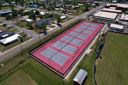 Bay High School Tennis Courts in Panama City
