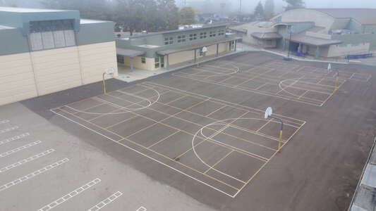 New Brighton Middle School Outdoor Basketball Courts in Capitola 3