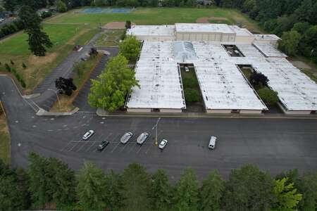 Highland Park Middle School Parking Lot - Side in Beaverton