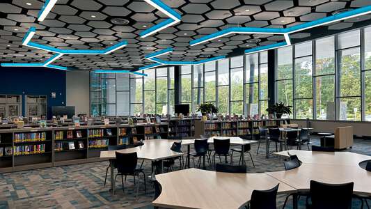 Seckinger High School Library in Buford 5