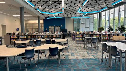 Seckinger High School Library in Buford 4