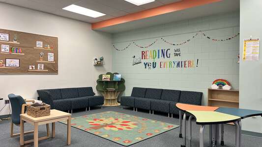 Trinity Oaks Elementary School Library in New Port Richey