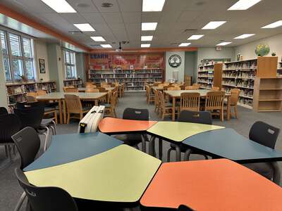 Trinity Oaks Elementary School Library in New Port Richey