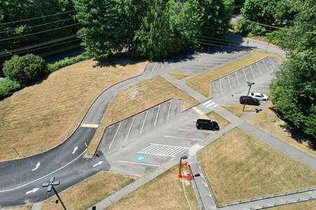 Evergreen Middle School Parking Lot - Front in Redmond