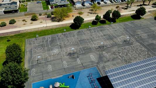 Charlotte N. Werner Elementary School Blacktop / Basketball Courts in Rialto 1