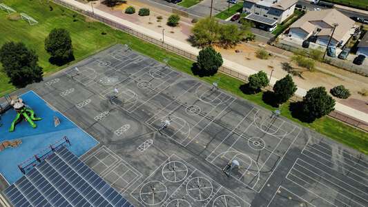 Charlotte N. Werner Elementary School Blacktop / Basketball Courts in Rialto 2