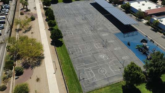 Charlotte N. Werner Elementary School Blacktop / Basketball Courts in Rialto 3