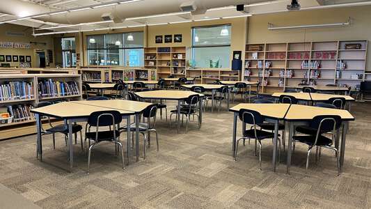 Springville Elementary School Library in Portland