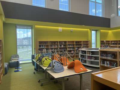 Marshall Middle School Library in Austin