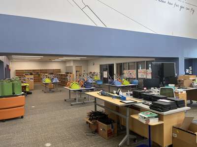 Marshall Middle School Library in Austin