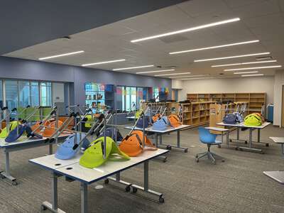 Marshall Middle School Library in Austin