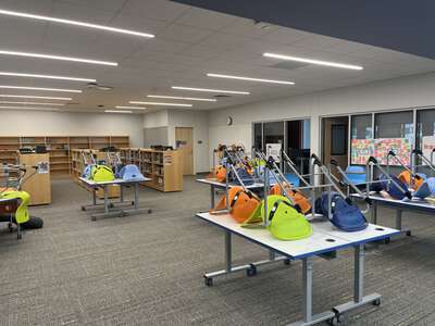 Marshall Middle School Library in Austin