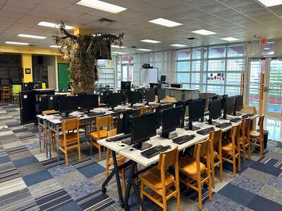 South Dade Middle School Library in Miami