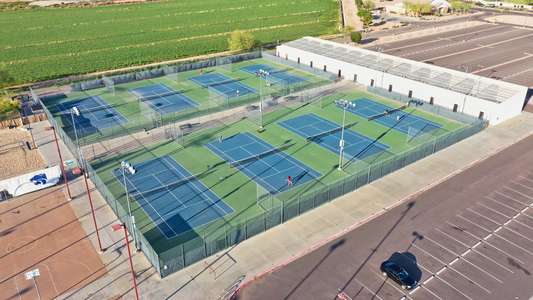 Mesquite High School Tennis Courts in Gilbert