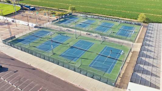 Mesquite High School Tennis Courts in Gilbert