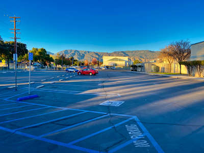 Arrowview Middle School Parking Lot in San Bernardino