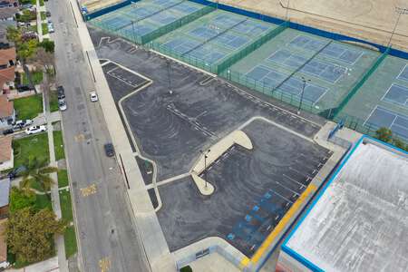 El Rancho High School Parking Lot - Tennis Courts in Pico Rivera