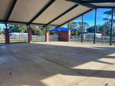 Semmes Elementary School Outdoor Covered Area in Pensacola