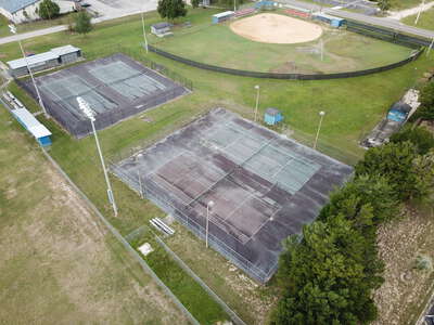 Interlachen Jr Sr High School Tennis Courts in Interlachen FL