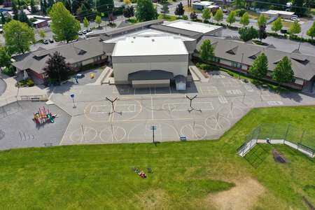 McDonald Elementary School XXXOutdoor Basketball Courts in Spokane Valley