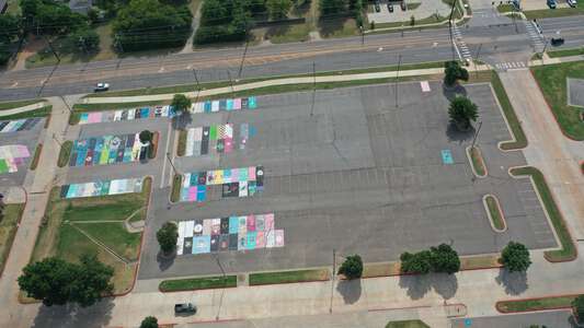 Carl Albert High School Parking Lot - Student in Midwest City 2