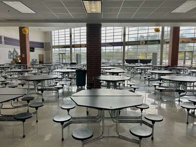 Emmett J. Conrad High School Cafeteria in Dallas