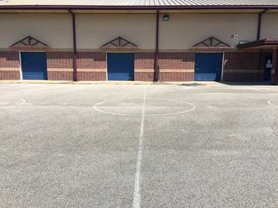 Bluebonnet Elementary School Blacktop in Lockhart