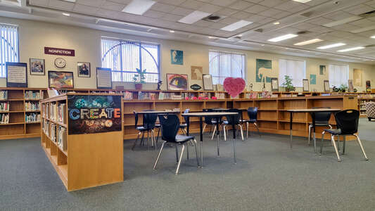Clay High School Library in Green Cove Springs