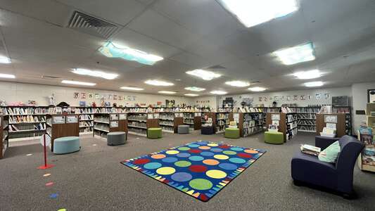 Harris Elementary School Library in Duluth
