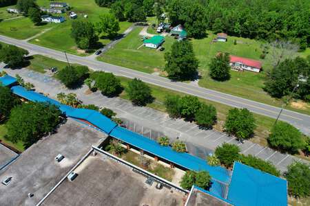 Cross High School Parking Lot - Front in Cross