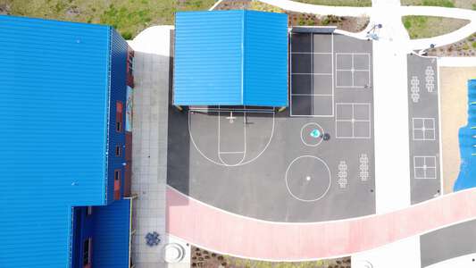 Camas Ridge Community School Outdoor Basketball Courts in Eugene 3