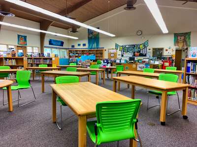 Galindo Elementary School Library in Austin