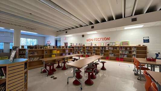Burton Magnet Elementary School Media Center in Durham 2