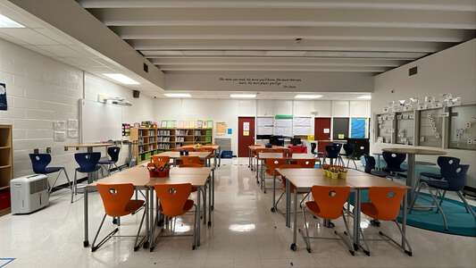 Burton Magnet Elementary School Media Center in Durham 3