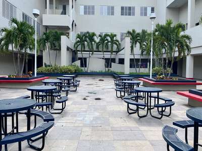 Hialeah Senior High School Courtyard (Annex) in Hialeah