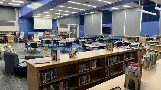 Rutherford Elementary School Library in Mesquite