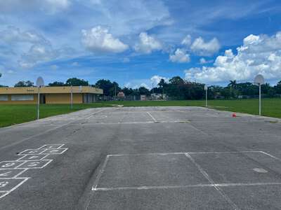 Biscayne Gardens Elementary School Outdoor Basketball Courts in Miami