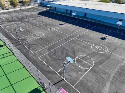 Garside - Frank F. Junior High School Outdoor Basketball Courts in Las Vegas 2