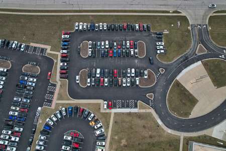 Liberty North High School Parking Lot 3 in Liberty