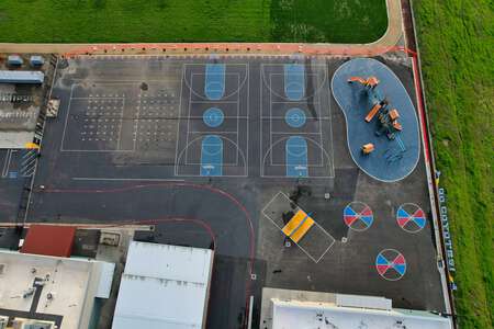 Cottonwood Creek TK-8 School Outdoor Basketball Courts in Dublin