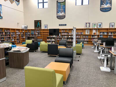 Atlantic High School Library in Port Orange