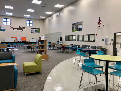 Atlantic High School Library in Port Orange