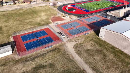 Nampa High School Tennis Courts in Nampa