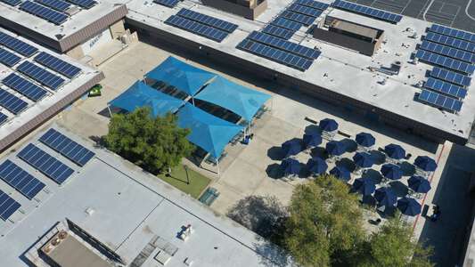 Rancho San Joaquin Middle School Quad in Irvine