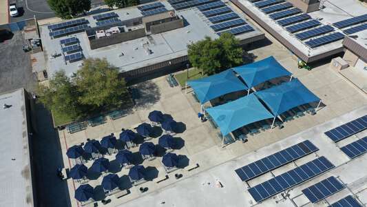 Rancho San Joaquin Middle School Quad in Irvine