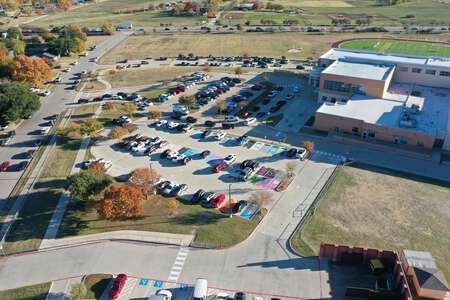 Benbrook Middle-High School Parking Lot - Student in Benbrook