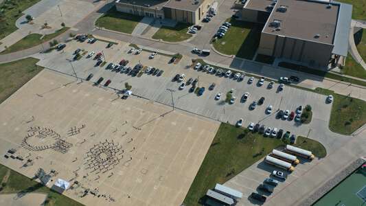 Argyle High School Parking Lot - Side in Argyle 2